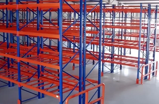Customized-Steel-Structure-Pallet-Racking-System-with-Adjustable-Beams Customized Steel Structure image